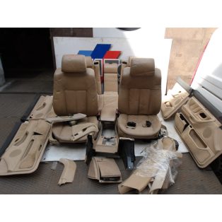   (ÁR/SZETT)[GYÁRI BONTOTT] BMW KOMPLETT BŐR BELSŐ | 7-ES E38 | BÉZS