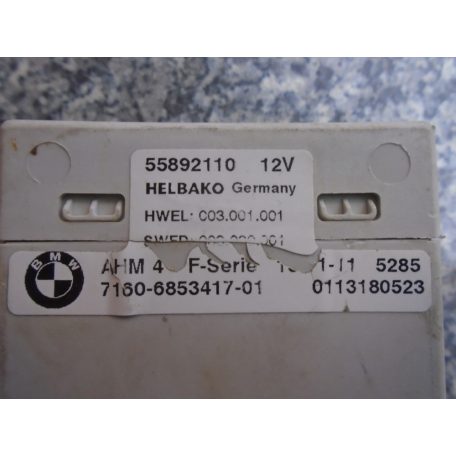 [GYÁRI BONTOTT] BMW - Vonóhorog elektronika (--->2014ig) / 1 / 2 / 3 / 4 / 5 / 7 / X3 / F20 ; F30 ; F10 ; F11 ; F01+LCI ; F02 ; F25 