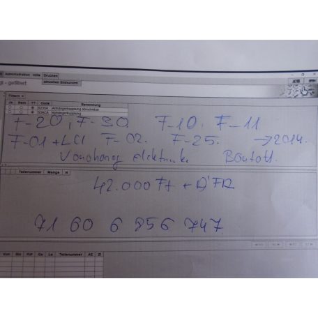 [GYÁRI BONTOTT] BMW - Vonóhorog elektronika (--->2014ig) / 1 / 2 / 3 / 4 / 5 / 7 / X3 / F20 ; F30 ; F10 ; F11 ; F01+LCI ; F02 ; F25 