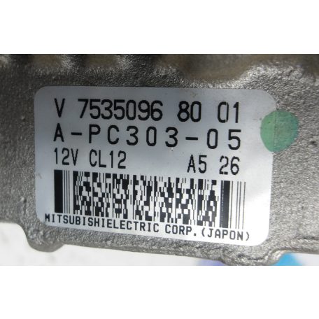 [GYÁRI BONTOTT] MINI - GENERÁTOR -  80A - 12V - MINI COOPER R56  (2006-2012) - CIKKSZÁM: 7535096 