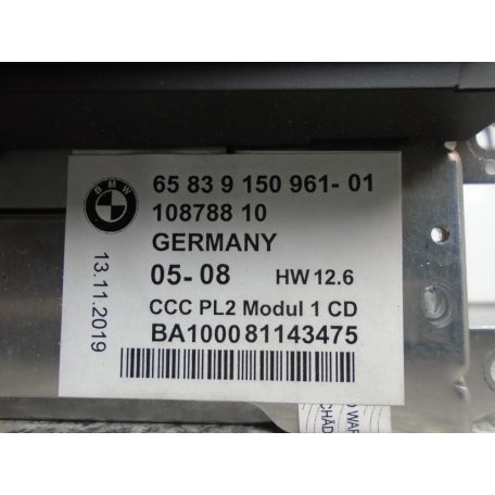 BMW 3-as (E90/E91/E92/E93) CCC modul 
