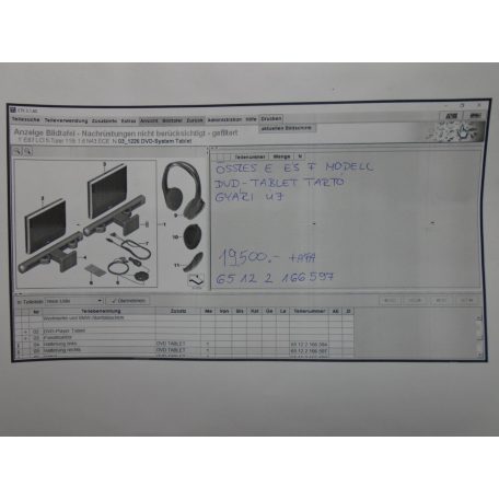 BMW DVD-tablet tartó