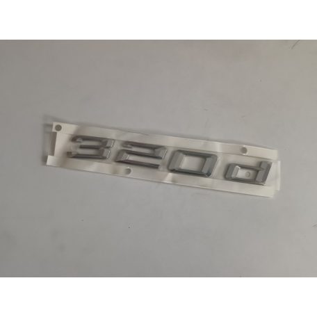 (GYÁRI ÚJ) BMW Öntapadós matrica "320d" 3-as sorozat E91+LCI