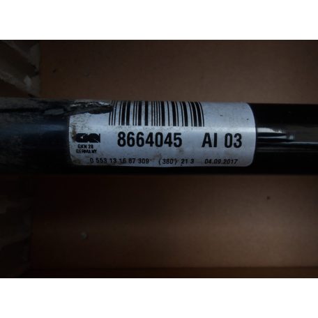 [GYÁRI BONTOTT] BMW FÉLTENGELY BAL HÁTSÓ | 5-ÖS G30 +LCI / G31 +LCI | 33 20 8664045