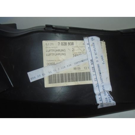 [GYÁRI ÚJ[ BMW - FÉKHŰTÉS LÉGBEÖMLŐ TORKOLAT - X5 / E53 - 51717028938