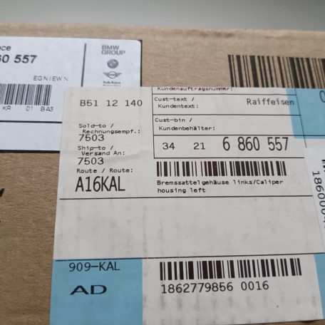 (GYÁRI ÚJ) MINI Féknyereg F55+LCI / F56+LCI / F57+LCI