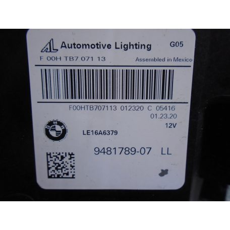 [GYÁRI HASZNÁLT] BMW - BAL első fényszóró Lézer , X5 - G05 