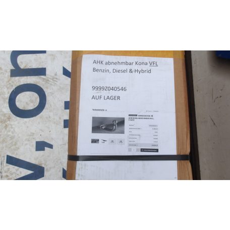 [GYÁRI ÚJ] HYUNDAI KONA VONÓHOROG 9999Z040546