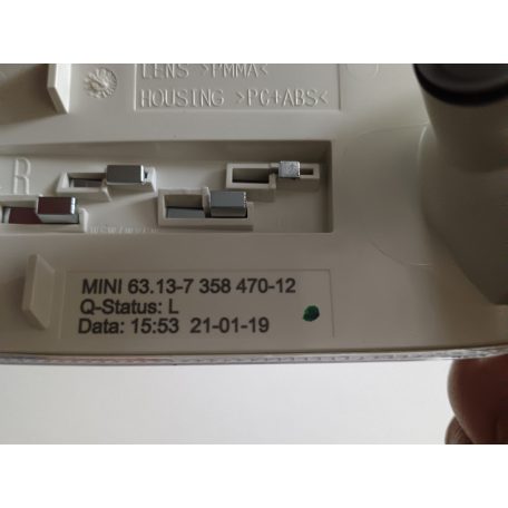 (GYÁRI ÚJ) MINI Pótlámpa irányjelző jobb oldali fehér F54+LCI