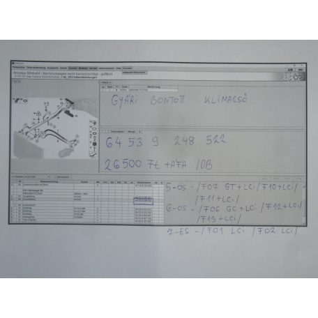 ÁR/DB [GYÁRI BONTOTT] BMW - KLÍMACSŐ - 5-ÖS - /F07 GT+LCI/ F10+LCI/F11+LCI/; 6-OS -/F06 Gran Coupé+LCI/F12+LCI/F13+LCI/; 7-ES -/F01 LCI/F02 LCI/- |CSZ.: 9248522|
