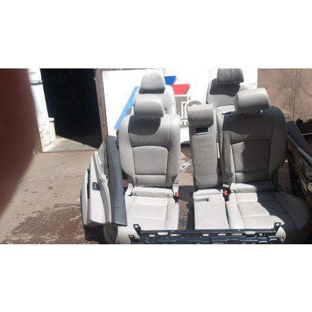 (GYÁRI BONTOTT) BMW F07 GT SZÜRKE BŐR ÜLÉS SZETT