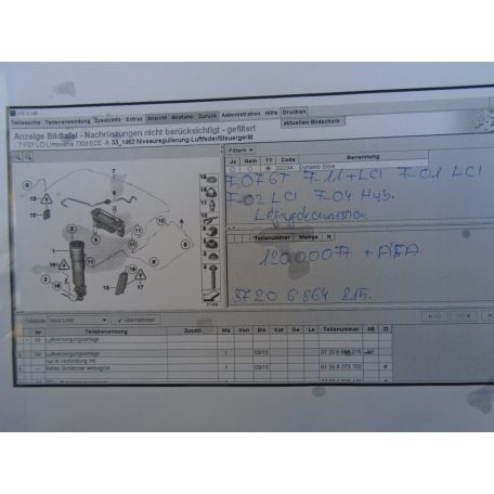 [Használt] BMW - Légrugó kompresszor /5-ös / 7-es / - F07 GT , F11 +LCI , F01 LCI , F02 LCI , F04 Hyb