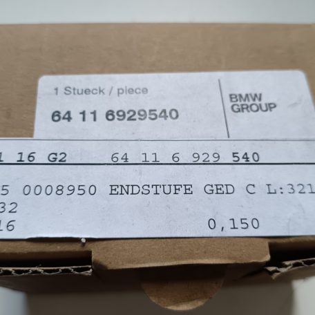 (GYÁRI ÚJ) BMW Előtét ellenállás 3-as E36