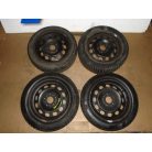 [GYÁRI BONTOTT] BMW - Acél lemezfelni szett 16" - (1-es) - 6,5 J X 16 EH2 - ET: 42  (A gumi nem árképző!) 