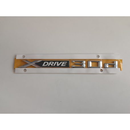 (GYÁRI ÚJ) BMW Öntapadós matrica " XDrive 30d"  X3 E83 LCI / F25 / X4 F26 / X5 E70+LCI