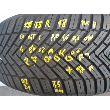 [GYÁRI HASZNÁLT] Continental - ContiAllSeason (4évszakos) 235/55R18 - 100V - dot: 0221 - 7,5mm 