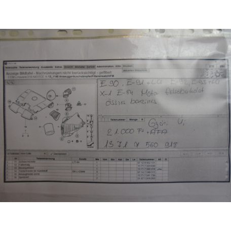 Gyári, új BMW motor felső burkolat (3-as (E90/E91+LCI/E92/E93+LCI); X1-es (E84))