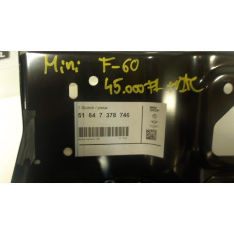 [GYÁRI ÚJ] MINI F60 BAL OLDALI LÁMPATARTÓ 7378746