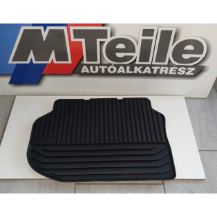   (GYÁRI ÚJ) BMW Gumiszőnyeg hátsó garnitúra fekete 5-ös sorozat F10+LCI / F11+LCI