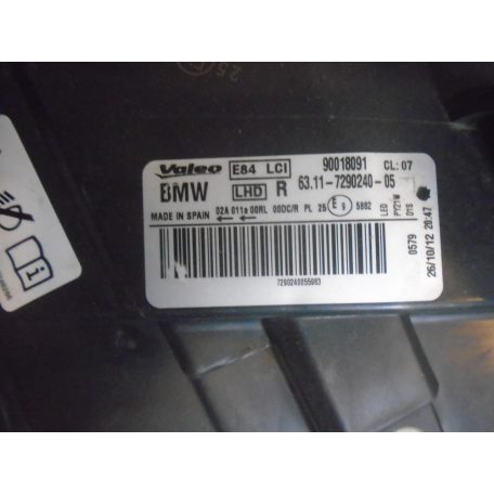 (ÁR/DB)[GYÁRI BONTOTT] BMW DYNAMIC XENON FÉNYSZORÓ PÁR  | X1 | E84 LCI | 7290251 / 7290252 