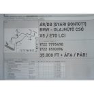 ÁR/PÁR [GYÁRI BONTOTT] BMW - OLAJHŰTŐ CSŐ - X5 / E70 LCI - 1722 8510896 + 1722	7795490
