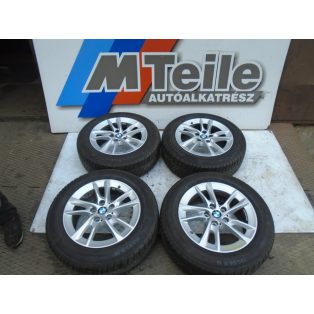   [GYÁRI HASZNÁLT] BMW - Alufelni szett téli gumikkal / Doppelspeciche 474 /  1-es F40/ 2-es F44 / 195 / 55 R16 / 92H / Contiwintercontact