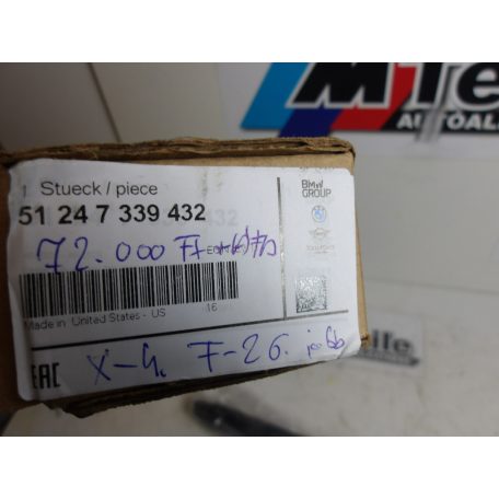 [GYÁRI ÚJ ] - BMW - CSOMAGTÉRAJTÓ JOBB OLDALI TELESZKÓP F26/X4