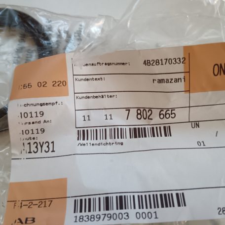 (GYÁRI ÚJ) BMW Tengelytömítés 