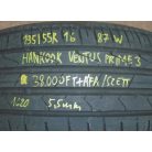 ÁR/GARNITÚRA (4 DARAB) [GYÁRI BONTOTT] NYÁRI GUMI - 195 / 55 R 16 - 87W - HANKOOK VENTUS PRIME 3 - DOT: 1620 - 5,5mm  
