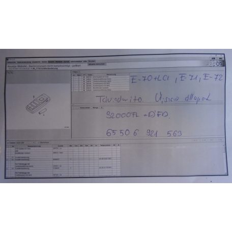 [GYÁRI ÚJSZERŰ] BMW - TÁVIRÁNYÍTÓ - X5 ; X6 / E70+LCI ; E71 ; E72 HYBRID