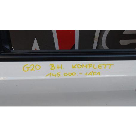 [GYÁRI BONTOTT] BMW BAL HÁTSÓ KOMPLETT AJTÓ | 3-AS G20