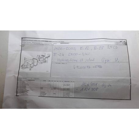 (GYÁRI ÚJ) BMW HÁTSÓ DIFFERENCIÁLMŰ SZILENT 1500-2000/E12/E28/E24/ 2500-3.3Li/2.5CS-3.0CSL  1126951