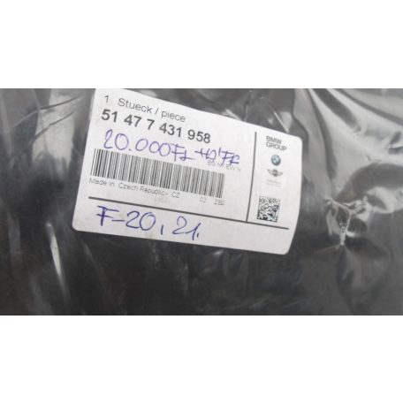 [GYÁRI ÚJ] BMW CSOMAGTÉR KÁRPIT F20/F21 7431958