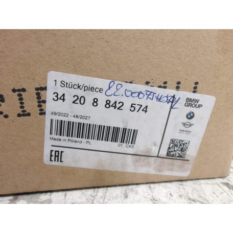 [GYÁRI BONTOTT] BMW JOBB OLDALI FÉKNYEREG | 3-AS G20 ; G21 / 4-ES G22; G23; G26  | 34 20 8842574