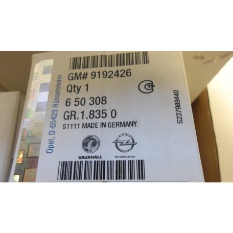 GYÁRI ÚJ OPEL OLAJSZŰRŐ 9192426