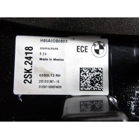 [GYÁRI SÉRÜLT] BMW BAL HÁTSÓ BELSŐ LÁMPA | X5 G05 F95 | 63 21 5A0DB06
