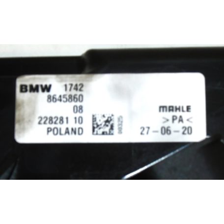 [GYÁRI ÚJ] BMW - HŰTŐ VENTILLÁTOR - 1-ES ; 2-ES ; X1 ; X2 / F40 ; F44 ; F45 LCI ; F46+LCI ; F48+LCI ; F39 - 1742 8645860