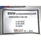 [GYÁRI BONTOTT] BMW - KLÍMAKOMPRESSZOR - 3-AS - E46; 5-ÖS - E39; Z3 - E36 - CIKKSZÁM: 8386650 -
