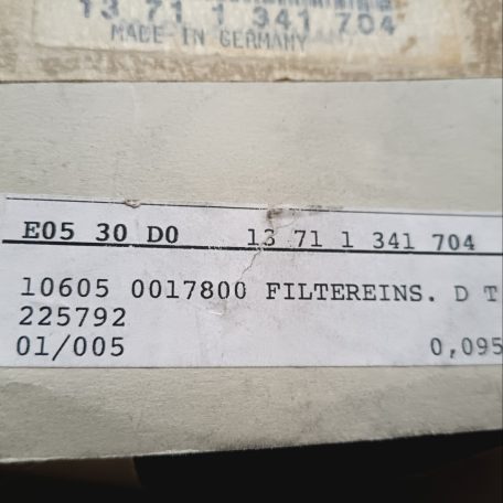 (GYÁRI ÚJ) BMW Levegőszűrő motorkerékpár 259 / 259R