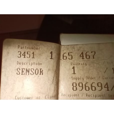 (GYÁRI ÚJ) BMW Nyomásérzékelő 3-as E46 / 7-es E65 / E66 / X5 E53