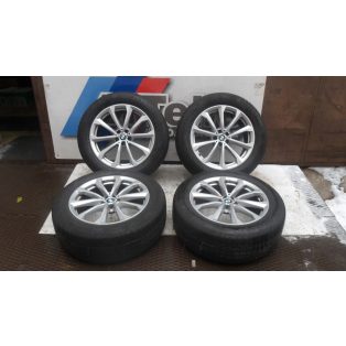   ÁR/DB[GYÁRI HASZNÁLT] BMW G07/X7 STYLE 750 8.5JX20 ET35 6880688 TÉLI FELNI SZETT CONTINENTAL 255/55R20 2018 4mm