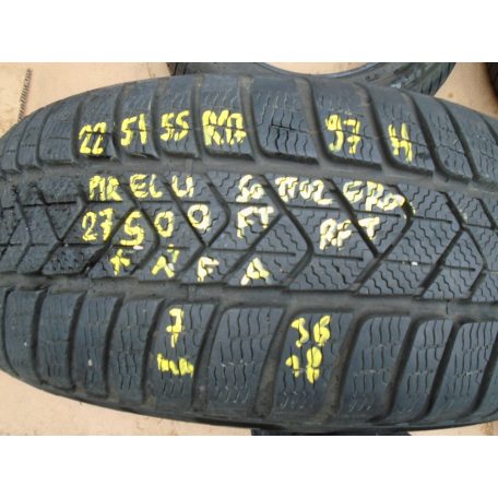 4db! - ÁR/DB! [HASZNÁLT] Téli gumi 225/55R17 - 97H - Pirelli - Sottozero - RFT (deffekt tűrő) - 7mm , dot: 3618