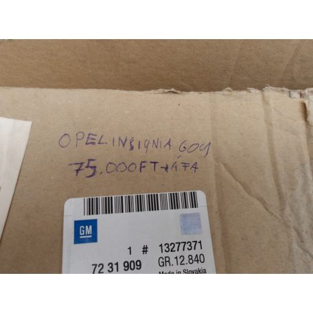[GYÁRI ÚJ] OPEL INSIGNIA G09 BAL HÁTSÓ AJTÓ KÁRPIT