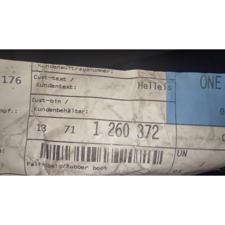 (GYÁRI ÚJ) BMW Szívócső gumi 5-ös sorozat E12 / 6-os sorozat E24 / 7-es sorozat E23 / 2500-3.3Li