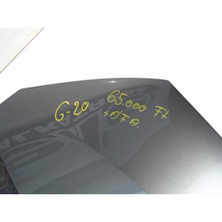 BMW Géptető , Motorháztető 3-as sorozat / G20  Fekete / Grafit (jeges)