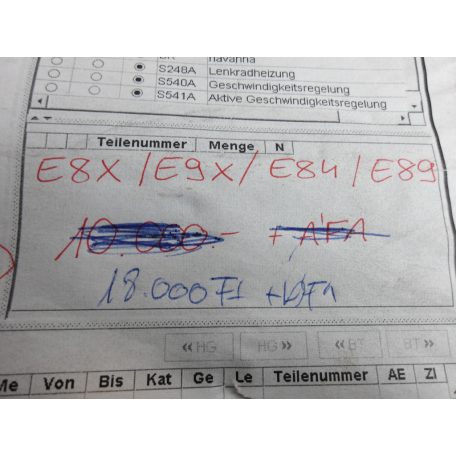 [GYÁRI ÚJ] BMW KORMÁNY ALSÓ BURKOLAT | 1-ES / 3-AS / X1 / Z4 | 61 31 6950262