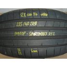 1 DB! [GYÁRI HASZNÁLT] NYÁRI GUMI - 225/40 ZR18 - 92Y - DUNLOP - SPORTMAXX RTZ - DOT: 3222 - 6MM 