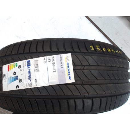 (1DB)[GYÁRI ÚJ] MICHELIN - PRIMACY 4 NYÁRI GUMI | 225/50R17 98Y DOT: 1921