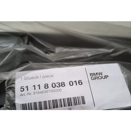 (GYÁRI ÚJ) BMW Rendszámtábla tartó X1 E84