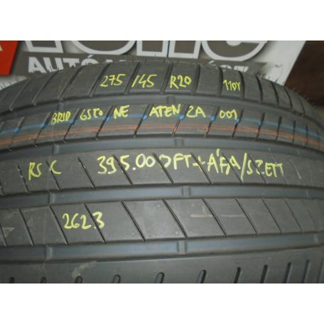 ÁR/GARNITÚRA (4DARAB!) [GYÁRI ÚJ] 2 MÉRET! RSC, DEFFEKTTŰRŐ NYÁRI GUMI - BRIDGESTONE ALENZA 001 - ELSŐ: 275/45R20 - 110Y- (DOT: 2623) HÁTSÓ: 305/40R20 - 112Y  (DOT:1923)